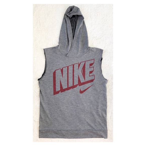 nike dri fit sleeveless hoodie